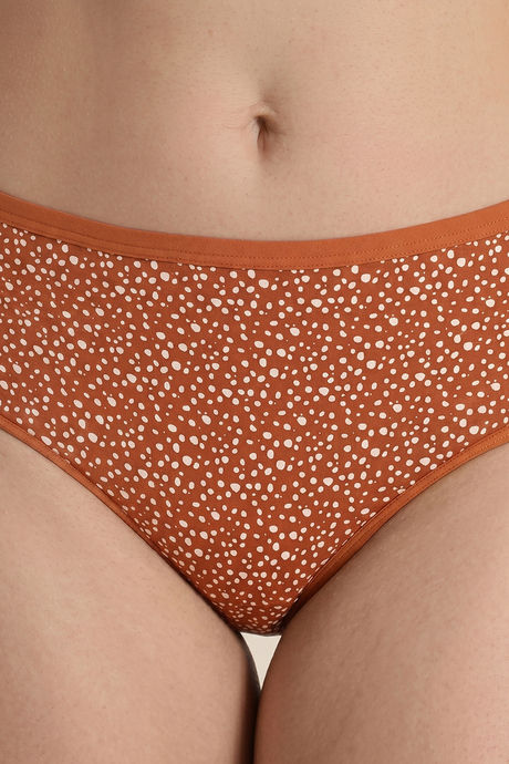 Zivame Medium Rise Full Coverage Hipster Panty (Pack of 3) - Multicolor — image 5